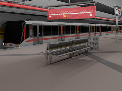 Subway in Prague autocad kobylisy m1 metro prague subway