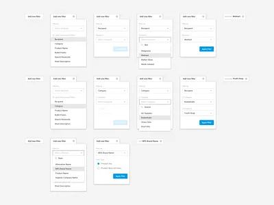 Filtering Results filters index list platform