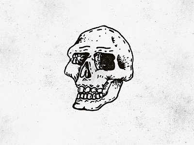 Little Skull cartoon design handcrafted handmade illustration lettering skull