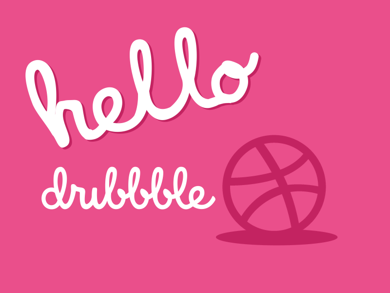 Hello dribbble animation design dribbble gif golden goose hello loop motion design motion graphics