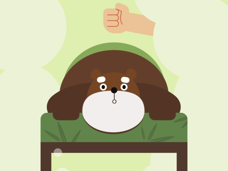 Dribbble Massage bear cool fun massage summer