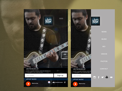 001dailyui 100daysui dailyui mobile music switzerland rock and roll