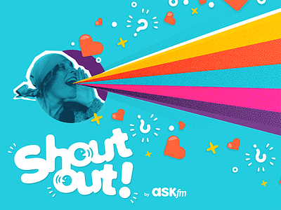 Shout Out askfm feature illustration promo shout out