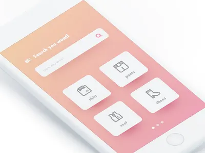 Daily UI #12 build clothing daily shop sketch ui