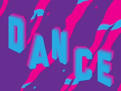 Dancetype4 dance hand lettering hand type illustration lettering movement type