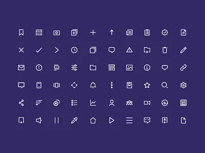 Gloo Iconography icon iconography interface pixel set small tiny ui user