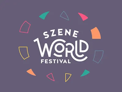 Szene World Logo Design animation cultural design diversity festival logo multi cultural music szene world