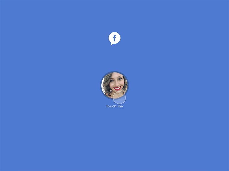 #006 - Daily UI - Profile Touch dailyui facebook principle profile touch ui
