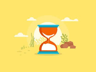 Deadline Is Coming clock deadline desert stone