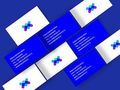 Novaviz brand branding business cards identity stationery symbol