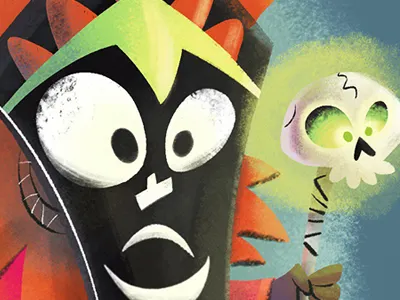 Tiki Witch Doctor illustration ipadpro scoobydoo skull tiki witch witchdoctor