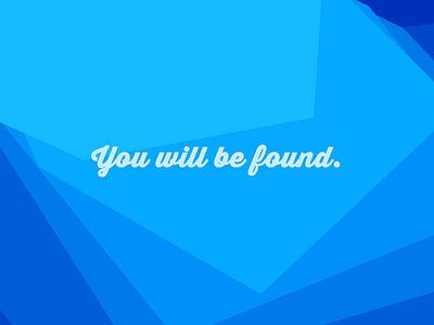 You Will Be Found blends broadway dear evan hansen fan art typography