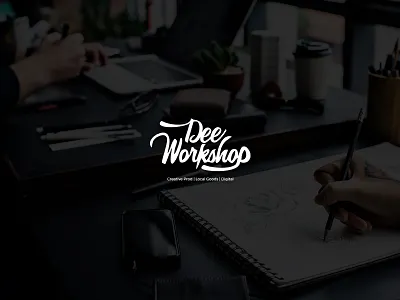 deeworkshop logo designs creative product digital etsystore lettering local goods