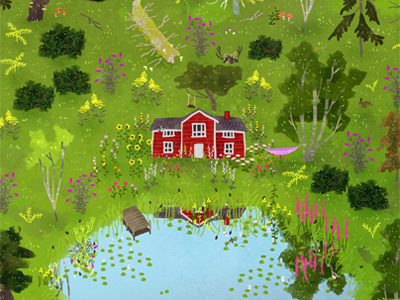 dream house dreamhouse forest green home house nature
