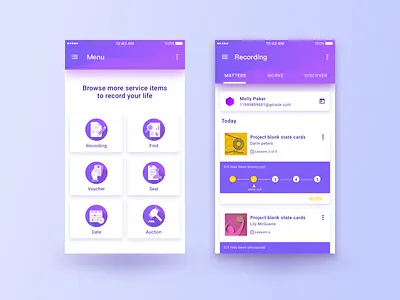 list do to card clean color contrast do du list purple to tu yellow