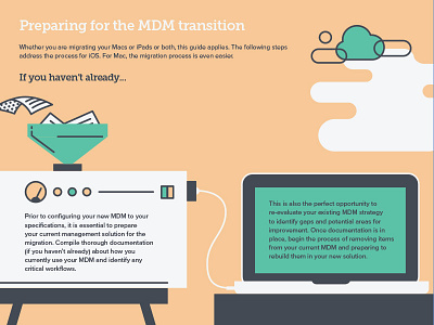 Software migration guide inner page clouds gauges laptop macbook machine