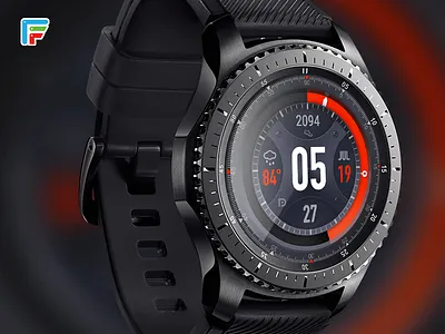 SCALADE ai android wear brand branding earth gears3 glow smart watch space spaceship ui wearable