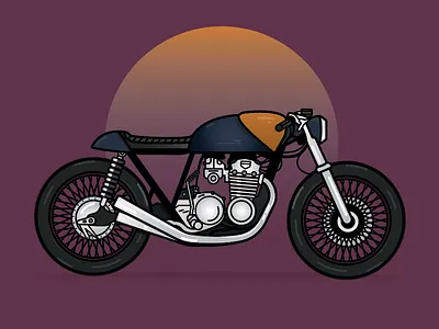 Motociclo bike cafe racer cycle deus ex machina fast gradient line moto motorcycle practice vroom