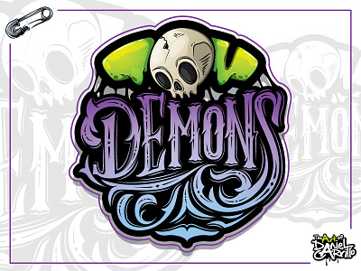 Toy Demons art toy brand ilustración