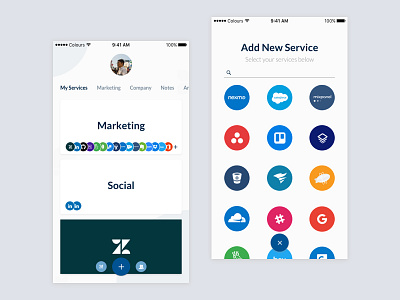 Unify your corporation security app colours corporation ios mobile services ui unify