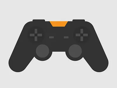 Make Indie Games Logo controller design flat game logo pad vector