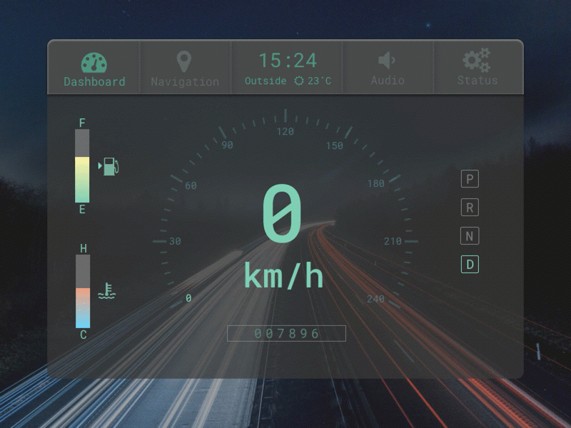 Daily UI #034: Car Interface car car interface daily ui daily ui 034 ui ux