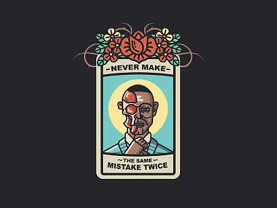 Bye Fring (Breaking bad) bad breaking death flower fring gustavo letters netflix skull tattoo