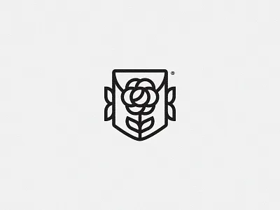 Flower Crest crest floral icon identity leafs leaves logo mark plant seal shield vancouver