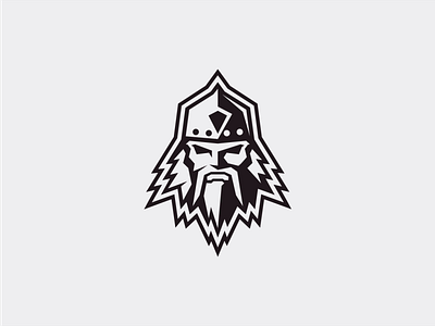 Viking branding clothing design geometric logo mark viking