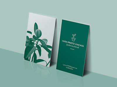 Business Card 🍃 bonatic business card gardener