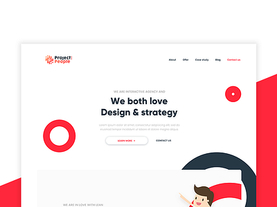 Hero text hero text homepage top ui ux website