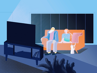 晚间时间 illustrations