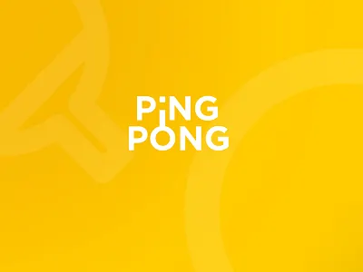 PingPong App blue brand branding cover logo star visual world