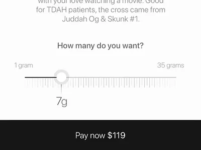 KNBZ UI Slider | Zoom in app interface payment slider ui ux