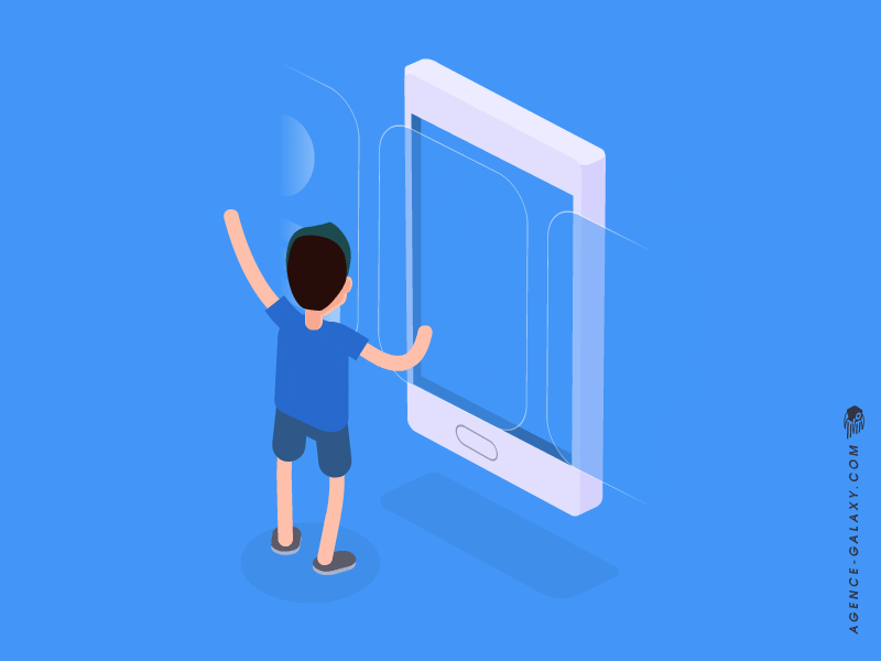 Galaxy Dev App dev illustration ios motiondesign studio team ux