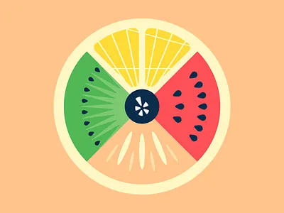 Healthy food juice kiwi lemon melon