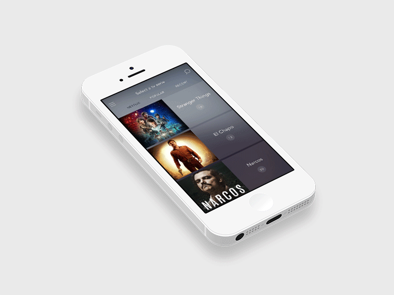 Actors User Profile App #dailyui animation app branding clean design gif mobile motion sketch ui ux web design