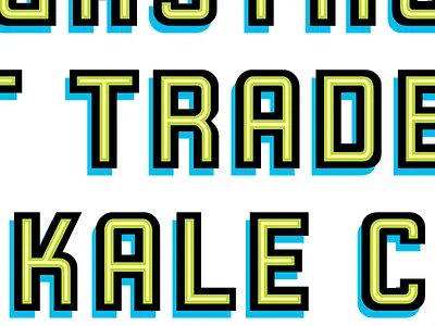 Screenshot chromatic font layers multicolor typography