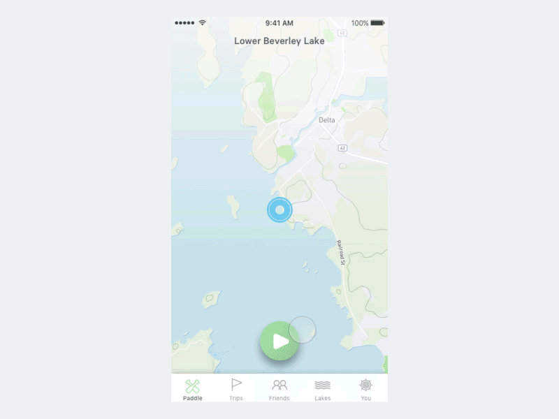 Paddle Map camera ios map paddle principle prototype