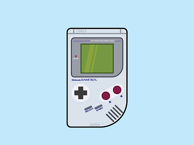 Nintendo Game Boy game boy icon illustration retro vector