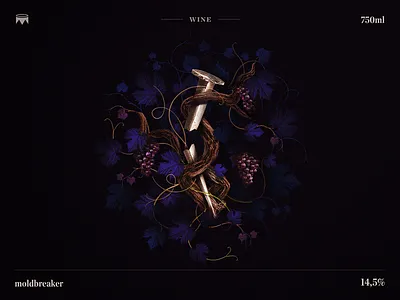 Moldbreaker Wine break the mold concept distruction editorial grape layout manipulation mold moldbreaker poster vine wine