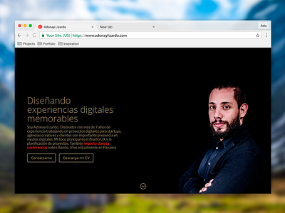 Personal portfolio 2017 portfolio portfolio design projetcs ux designer venezuela web design