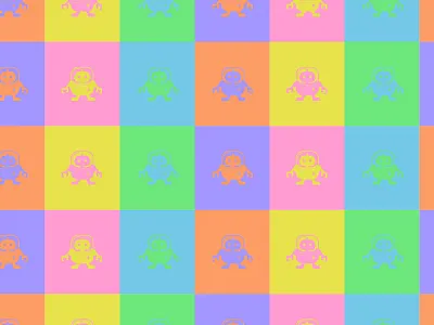 Nagbot Colors alien beep branding character design color illustration logo robot vector