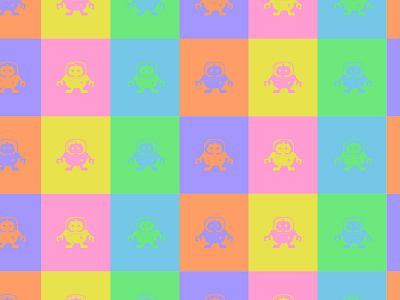 Nagbot Colors alien beep branding character design color illustration logo robot vector