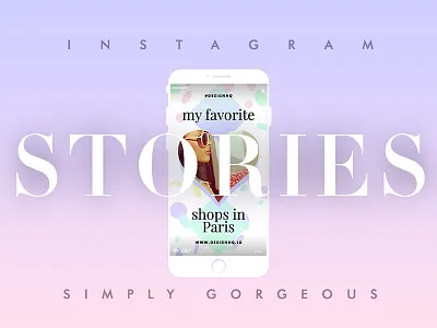 Instagram Stories creative market facebook gradient instagram stories instagram template iphone pastel social media the best