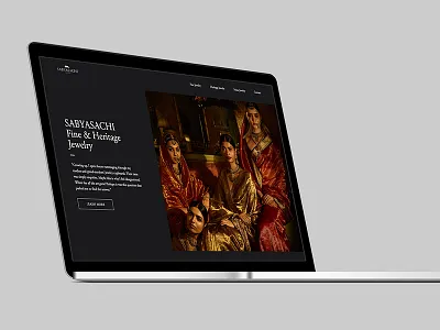 Sabyasachi couture fashion india jewellry sabyasachi ui ux web design
