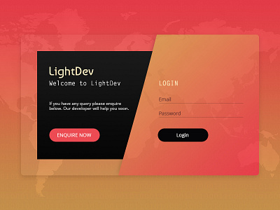 Login UI login sign in sign up splash ui ux web panel website welcome