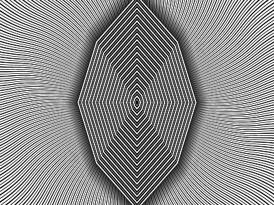 Day97- 'Oracle' 100days art black and white blend tool daily vector