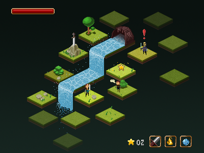 Pixel game game isometric pixel pixel art sword