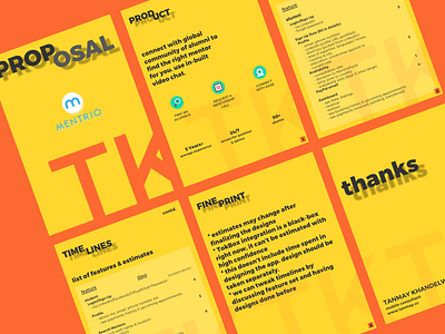 Proposal estimate page pdf poster proposal